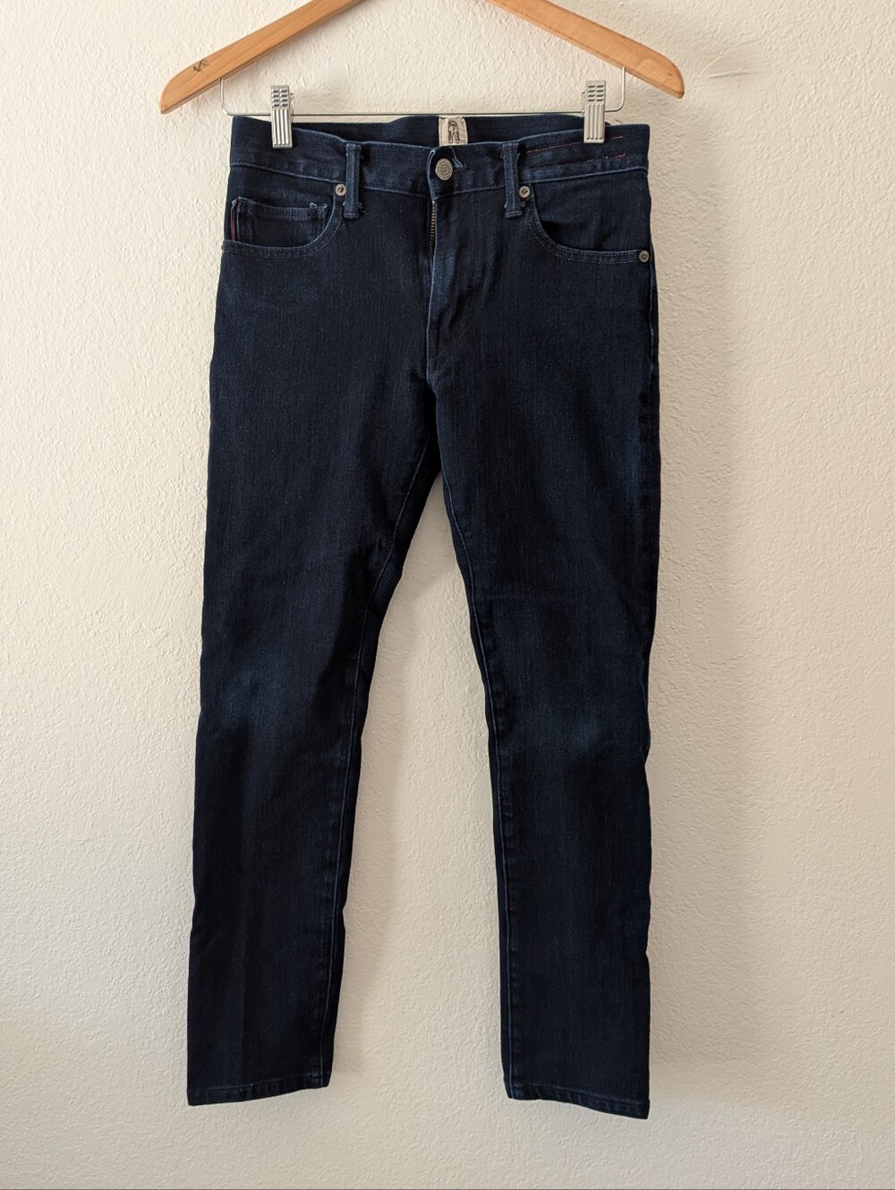 Hiroshi KATO The Needle Skinny Jeans In 5-Way Indigo Black Raw Men's Size 29